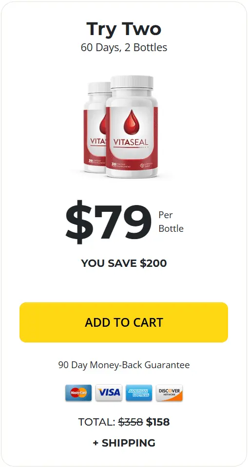 VitaSeal buy 2 bottle price