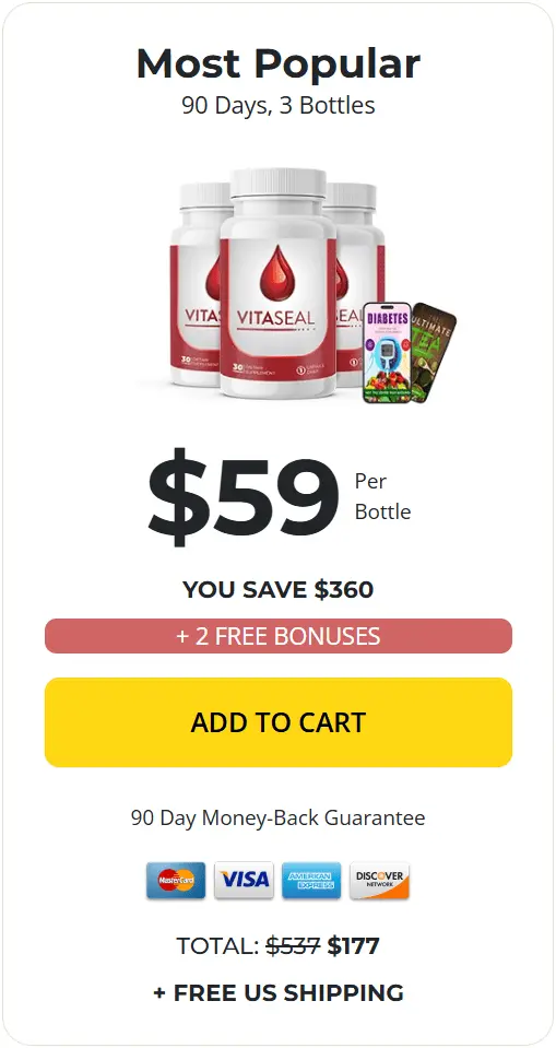 VitaSeal buy 3 bottles discount